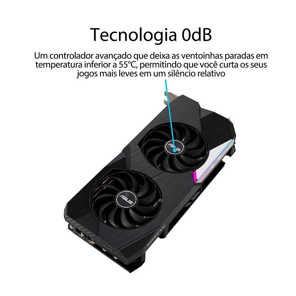 Placa de Vídeo ASUS AMD Radeon RX 6700 XT | KaBuM!