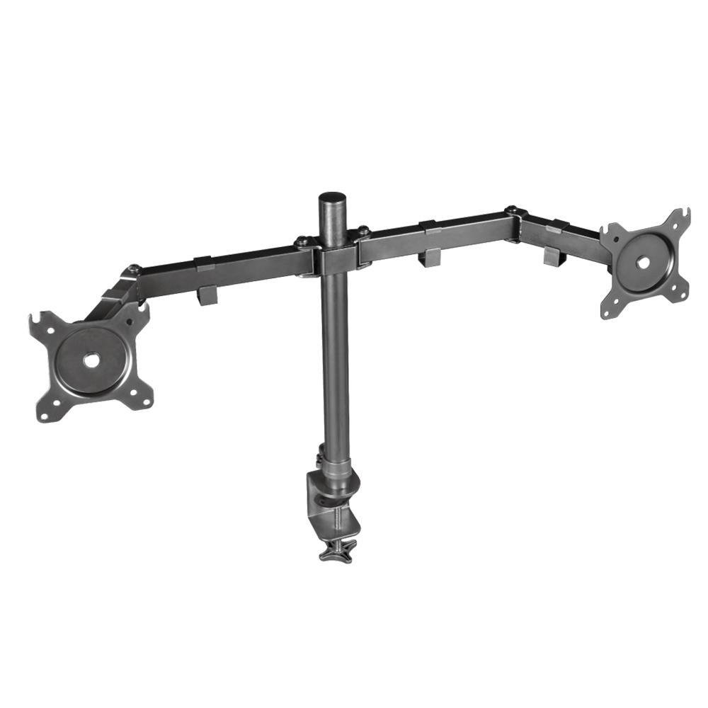 Suporte de Mesa GXTrust 1120 para 2 Monitores até 32", Ajustável, Sistema de Gestão de Cabos, Preto - 23941