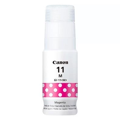 Refil de Tinta Canon GI-11, tinta cor magenta com formulação especial de tinta corante para a obtenção de cores incríveis.
