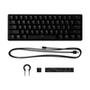 Teclado Mecânico Gamer HyperX Alloy Origins 60%, RGB, USB, HyperX Red Switch, Design Compacto, Anti-Ghosting, US, Preto - 4P5N4AA#ABA