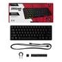 Teclado Mecânico Gamer HyperX Alloy Origins 60%, RGB, USB, HyperX Red Switch, Design Compacto, Anti-Ghosting, US, Preto - 4P5N4AA#ABA