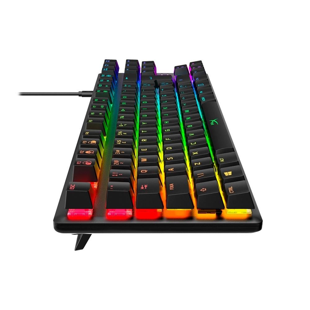 Teclado Mecânico Gamer HyperX Alloy Origins Core, RGB, USB, Switch HyperX Blue, Design Compacto, Anti-Ghosting, ABNT2, Preto - 4P5P2A2#AC4 Teclado Mecânico Gamer HyperX Alloy Origins Core, RGB, USB, Switch HyperX Blue, Design Compacto, Anti-Ghosting, ABNT2, Preto - 4P5P2A2#AC4
