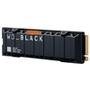 SSD WD Black SN850, 1TB, NVMe, PCIe Gen4, Heatsink, Leitura: 7000MB/s e Gravação: 5300MB/s, Preto - WDS100T1XHE