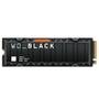 SSD WD Black SN850, 1TB, NVMe, PCIe Gen4, Heatsink, Leitura: 7000MB/s e Gravação: 5300MB/s, Preto - WDS100T1XHE