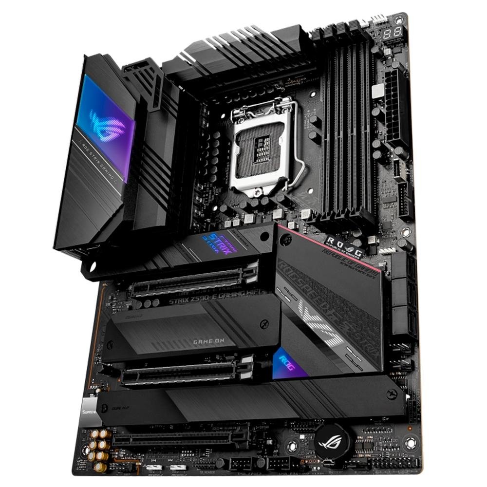 ROG STRIX Z590-E GAMING WIFI マザーボード Placa Mãe Asus ROG Strix Z590-E Gamimg Wi-Fi, Intel LGA1200, ATX