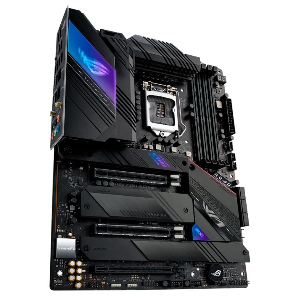 ASUS ROG STRIX Z590-F corei9 11900k メモリ Placa Mãe Asus ROG Strix Z590-E Gamimg Wi-Fi, Intel LGA1200, ATX