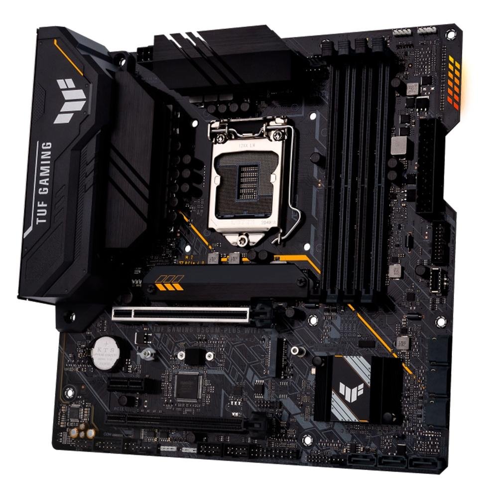 Imagem 2 de 7 do produto Placa-Mãe ASUS TUF GAMING B560M-PLUS WIFI, Intel LGA1200, microATX, DDR4 - 90MB1770-M0EAY0