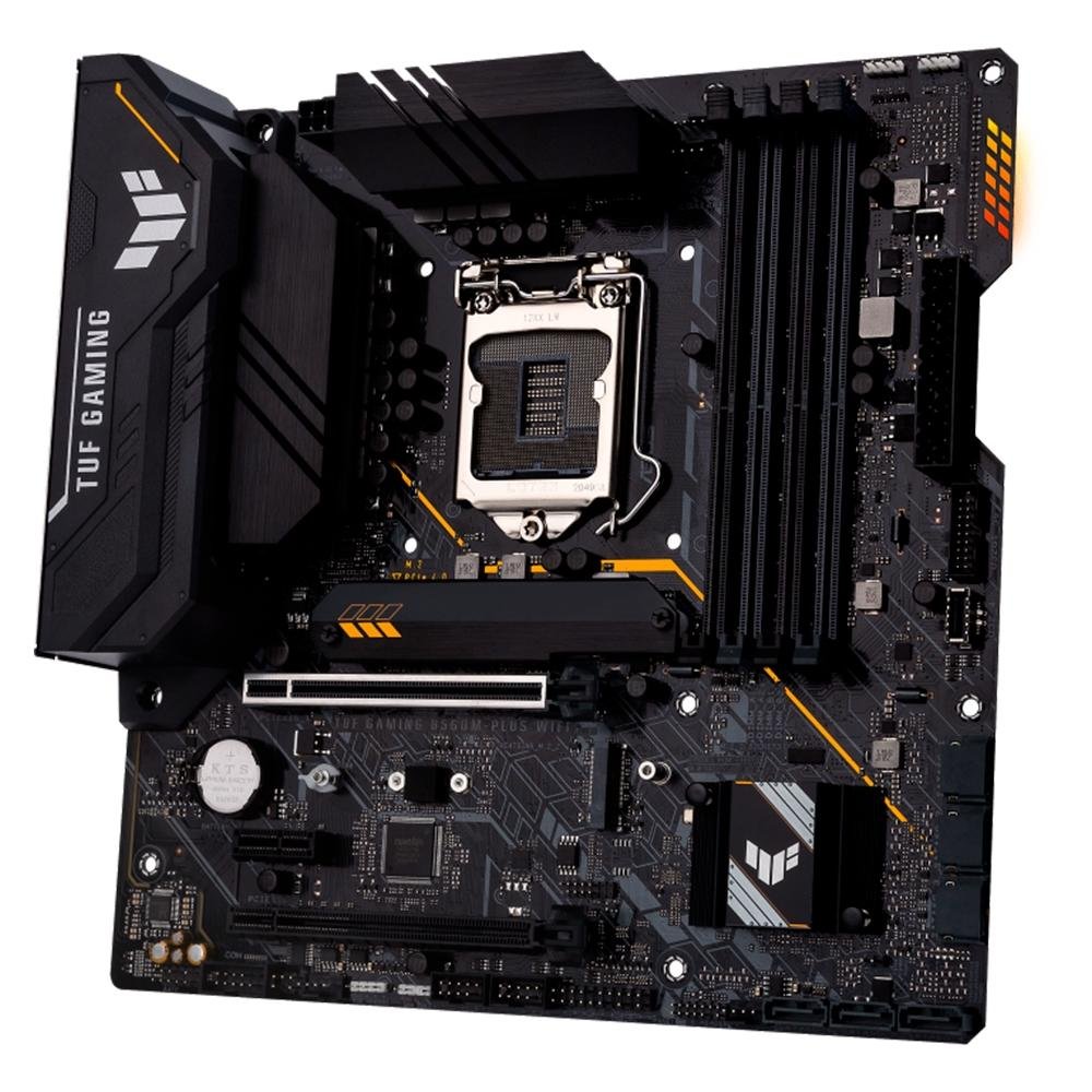 Imagem 3 de 7 do produto Placa-Mãe ASUS TUF GAMING B560M-PLUS WIFI, Intel LGA1200, microATX, DDR4 - 90MB1770-M0EAY0