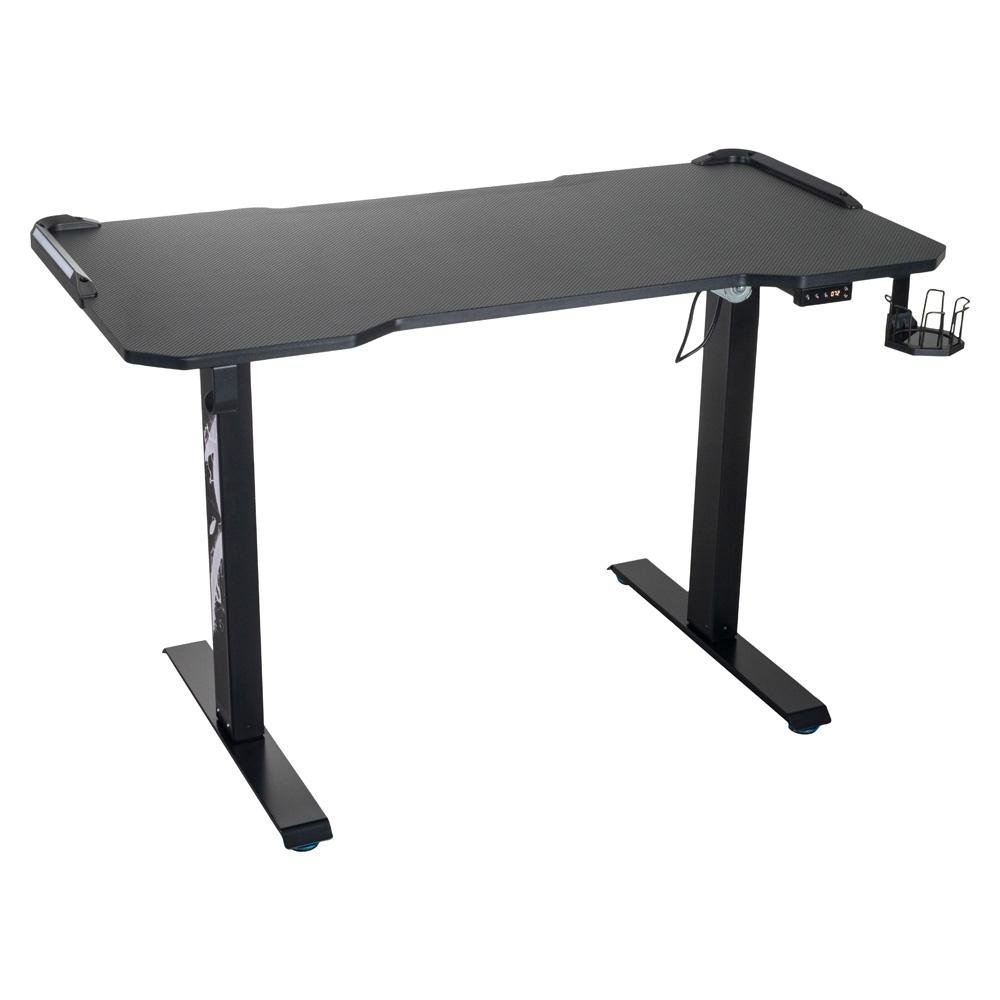 Mesa Gamer Husky Gaming Hailstorm 900, Preto, Regulagem de Altura Automática , Pré-set com Alturas, RGB - HGMQ011 Mesa Gamer Husky Gaming Hailstorm 900, Preto, Regulagem de Altura Automática , Pré-set com Alturas, RGB - HGMQ011