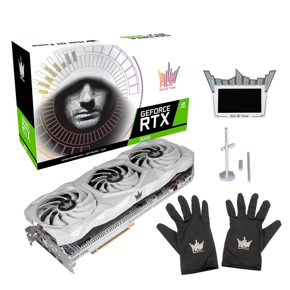 Imagem 12 de 12 do produto Placa de Vídeo GALAX GeForce RTX 3090 HOF Limited Edition, 19.5 Gbps, 24GB GDDR6X, Ray Tracing, DLSS - R6X, Ray Tracing, DLSS - 39NXM5MD3BNO