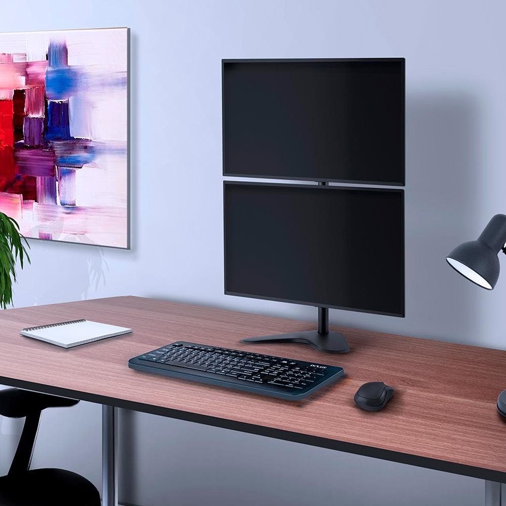 Imagem 5 de 6 do produto Suporte de Mesa ELG Articulado para 2x Monitores de 15´ Até 32´, Preto - T80N2V