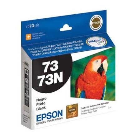 Agora imprimir seus documentos ficou mais fácil e prático. Qualidade e durabilidade Epson! Cartucho de tinta preta DURABrite ultra para impressoras St