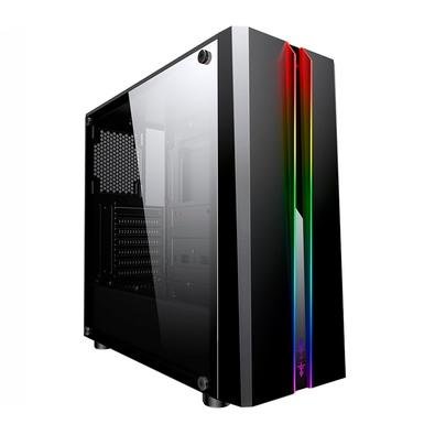 O Computador NTC Gamer Vulcano II 7153 Dual Channel, vem equipado com processador Intel Core i5 9400 de 9ª Geração, Placa Mãe Gigabyte H310M-S2P 2.0,