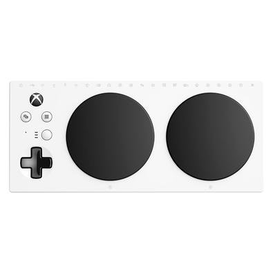 "Jogue do seu jeito Projetado para suprir as necessidades dos jogadores com mobilidade limitada, o Controle Adaptativo Xbox é uma central unificada pa
