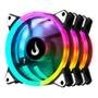 Kit Com 3 Ventoinhas Rise Mode Energy, 120mm, ARGB, Preto  - FN-02-RGB-5V