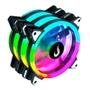 Kit Com 3 Ventoinhas Rise Mode Energy, 120mm, ARGB, Preto  - FN-02-RGB-5V