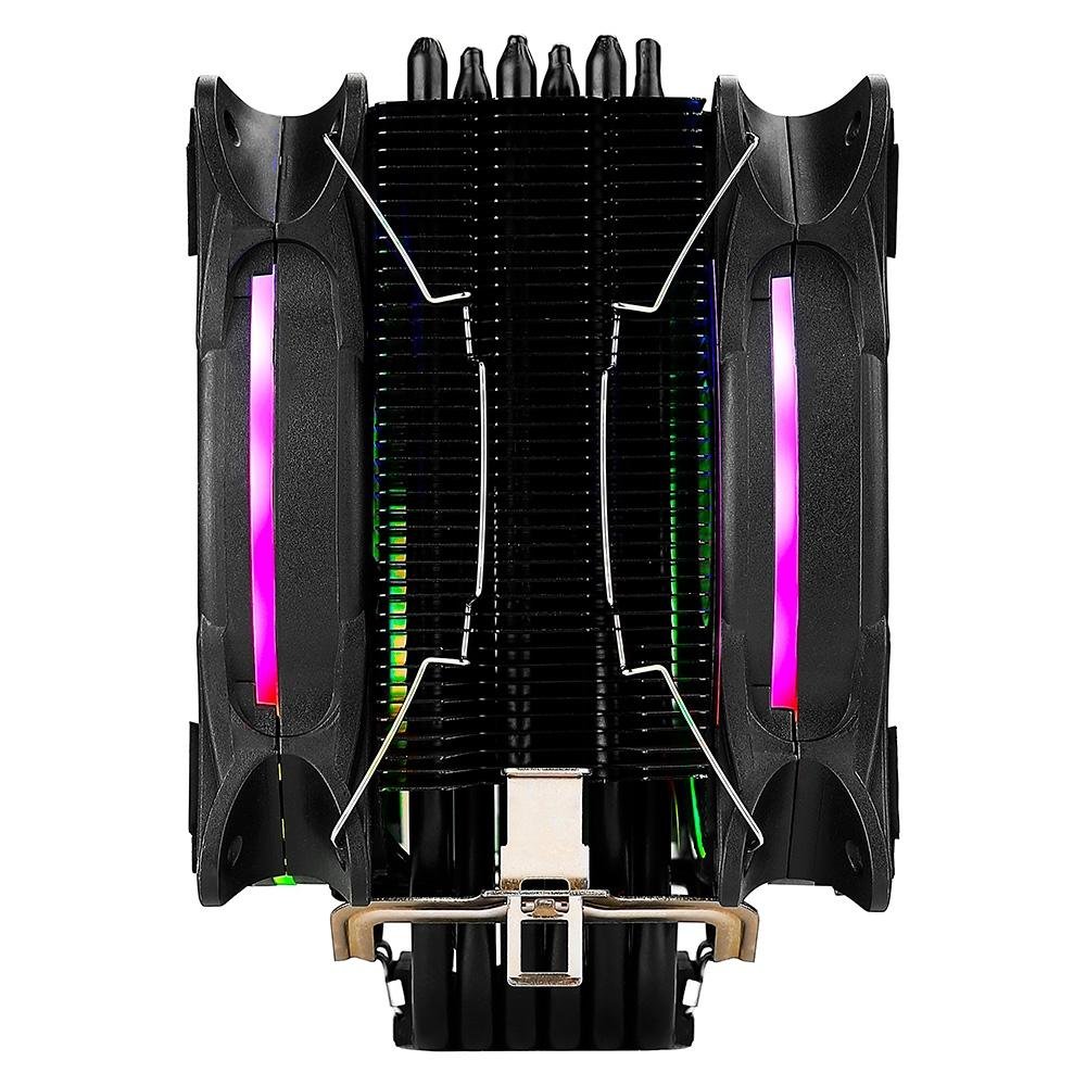 Imagem 6 de 8 do produto Air Cooler Rise Mode Winter Black, ARGB, AMD/Intel, 120mm, Preto - RM-ACW-01-ARGB