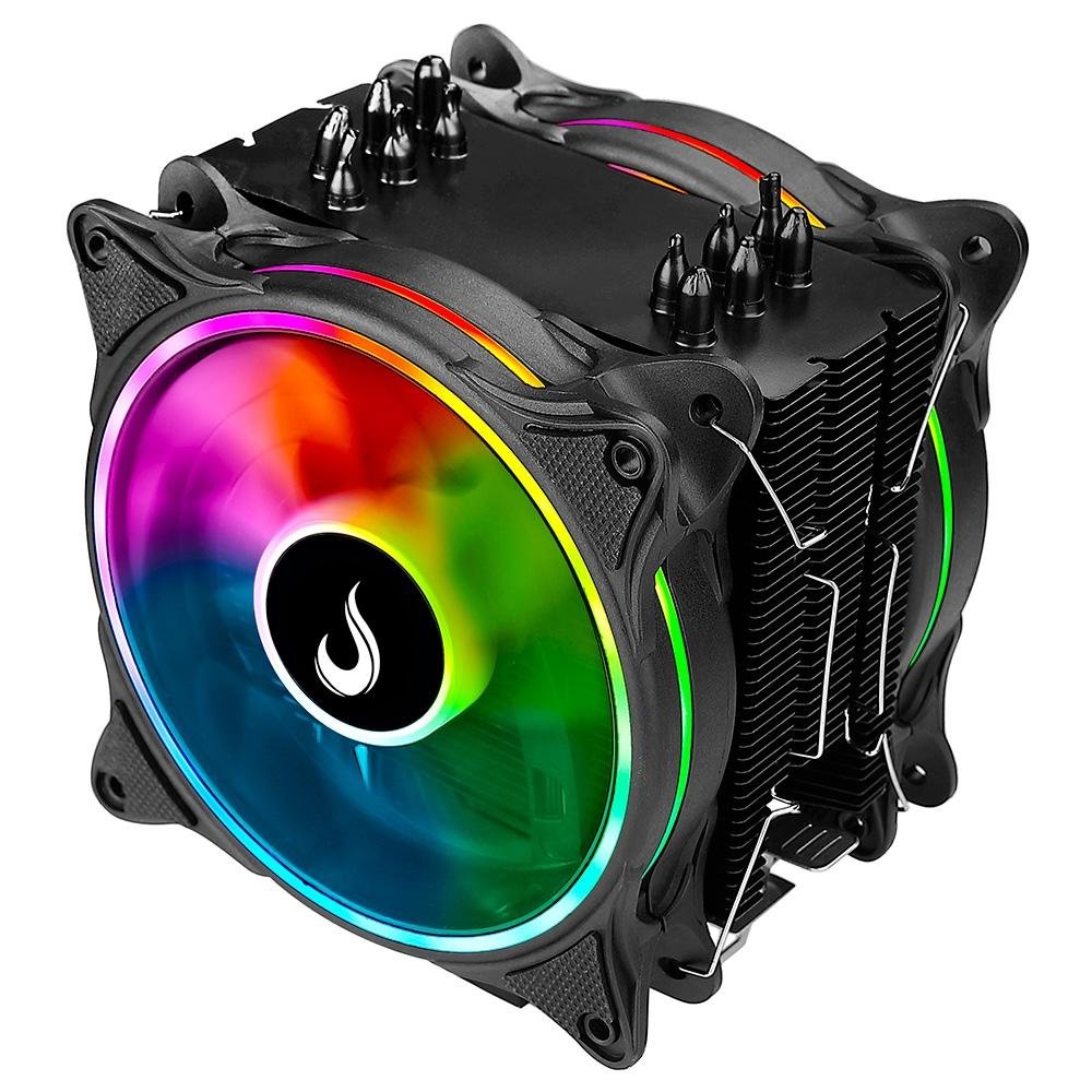 Imagem 5 de 8 do produto Air Cooler Rise Mode Winter Black, ARGB, AMD/Intel, 120mm, Preto - RM-ACW-01-ARGB