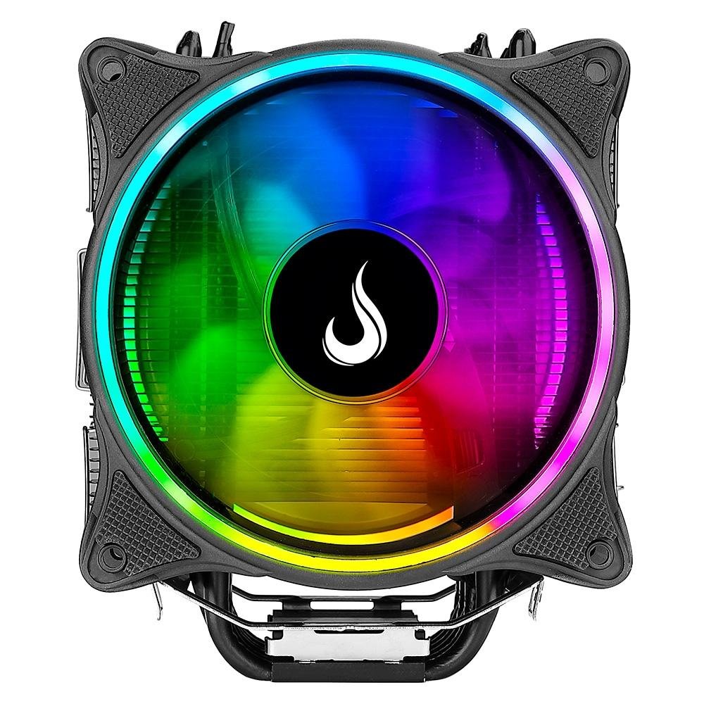 Imagem 3 de 8 do produto Air Cooler Rise Mode Winter Black, ARGB, AMD/Intel, 120mm, Preto - RM-ACW-01-ARGB