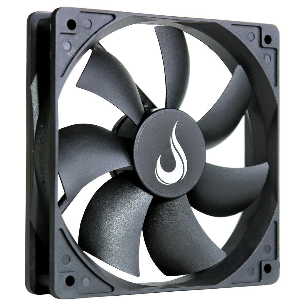 Ventoinha Rise Mode, 120mm, Preto - RM-BK-01-FB Ventoinha Rise Mode, 120mm, Preto - RM-BK-01-FB