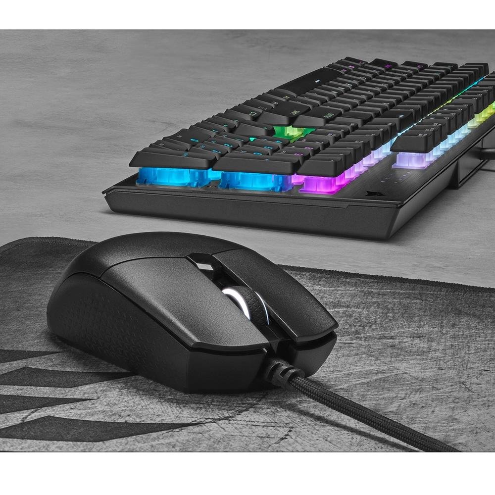 Imagem 7 de 14 do produto Mouse Gamer Corsair Katar PRO XT, RGB, 18000DPI, 6 Botões, Preto - CH-930C111-NA