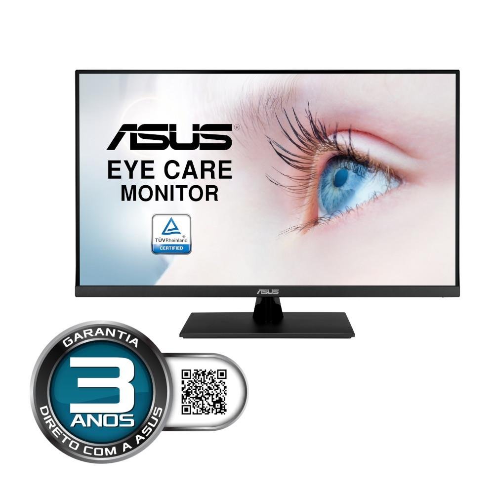 Imagem 14 de 14 do produto Monitor Asus Eye Care 31.5 2K QHD, IPS, HDMI e DisplayPort, 100% sRGB, HDR, Adptive Sync, Ajuste de Ângulo, Som Integrado, VESA - VP32AQ