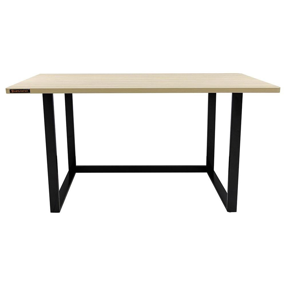 Mesa Office Hayonik MHO 1300, Carvalho Berlin, Estilo Industrial, Pés Niveladores e Suporta Peso Máximo de 150 Kg - 7234