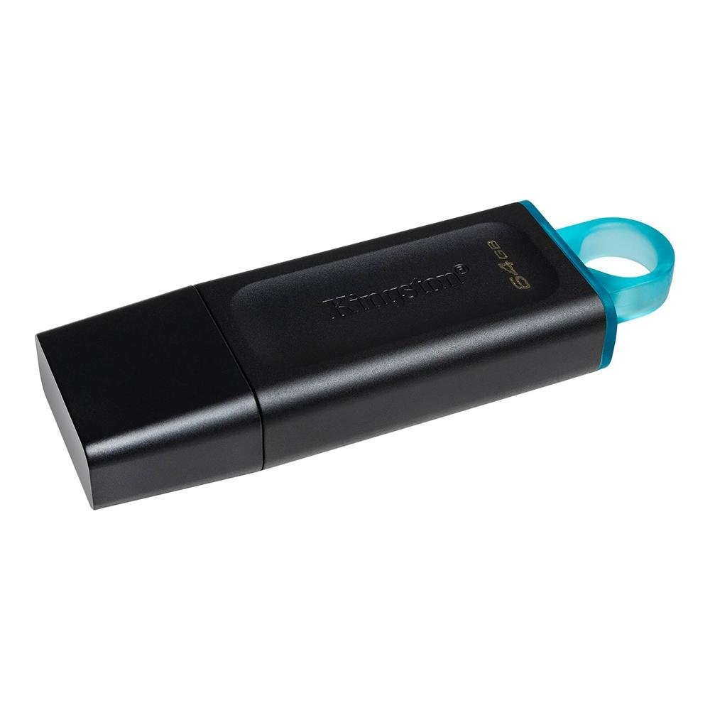 Pen Drive 64GB Kingston DataTraveler Exodia, USB 3.2, Preto e Azul - DTX/64GB Pen Drive 64GB Kingston DataTraveler Exodia, USB 3.2, Preto e Azul - DTX/64GB