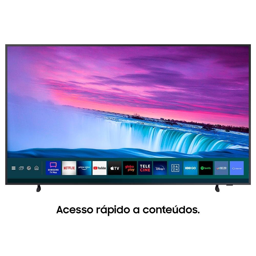 Imagem 14 de 19 do produto Smart TV Samsung 65 Polegadas 4K QLED 65LS03A, Processador IA, HDR10+, Design Slim, Molduras Customizáveis, Modo Arte - QN65LS03AAGXZD