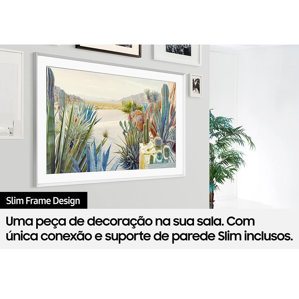 Imagem 13 de 19 do produto Smart TV Samsung 65 Polegadas 4K QLED 65LS03A, Processador IA, HDR10+, Design Slim, Molduras Customizáveis, Modo Arte - QN65LS03AAGXZD