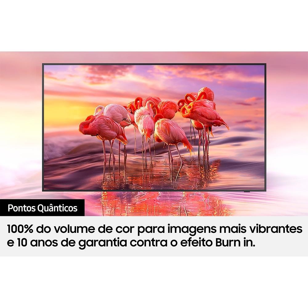 Imagem 11 de 19 do produto Smart TV Samsung 65 Polegadas 4K QLED 65LS03A, Processador IA, HDR10+, Design Slim, Molduras Customizáveis, Modo Arte - QN65LS03AAGXZD