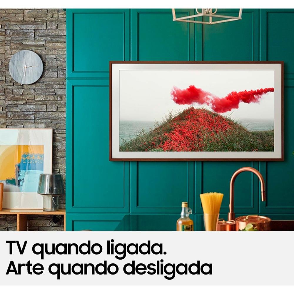Imagem 9 de 19 do produto Smart TV Samsung 65 Polegadas 4K QLED 65LS03A, Processador IA, HDR10+, Design Slim, Molduras Customizáveis, Modo Arte - QN65LS03AAGXZD