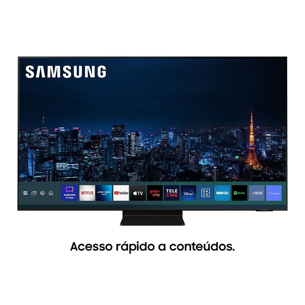 Smart TV Samsung 65 Polegadas 4K Neo QLED 65QN90A, 4 HDMI, 120Hz, Processador IA, Tela Infinita, Design Slim, Alexa - QN65QN90AAGXZD Smart TV Samsung 65 Polegadas 4K Neo QLED 65QN90A, 4 HDMI, 120Hz, Processador IA, Tela Infinita, Design Slim, Alexa - QN65QN90AAGXZD