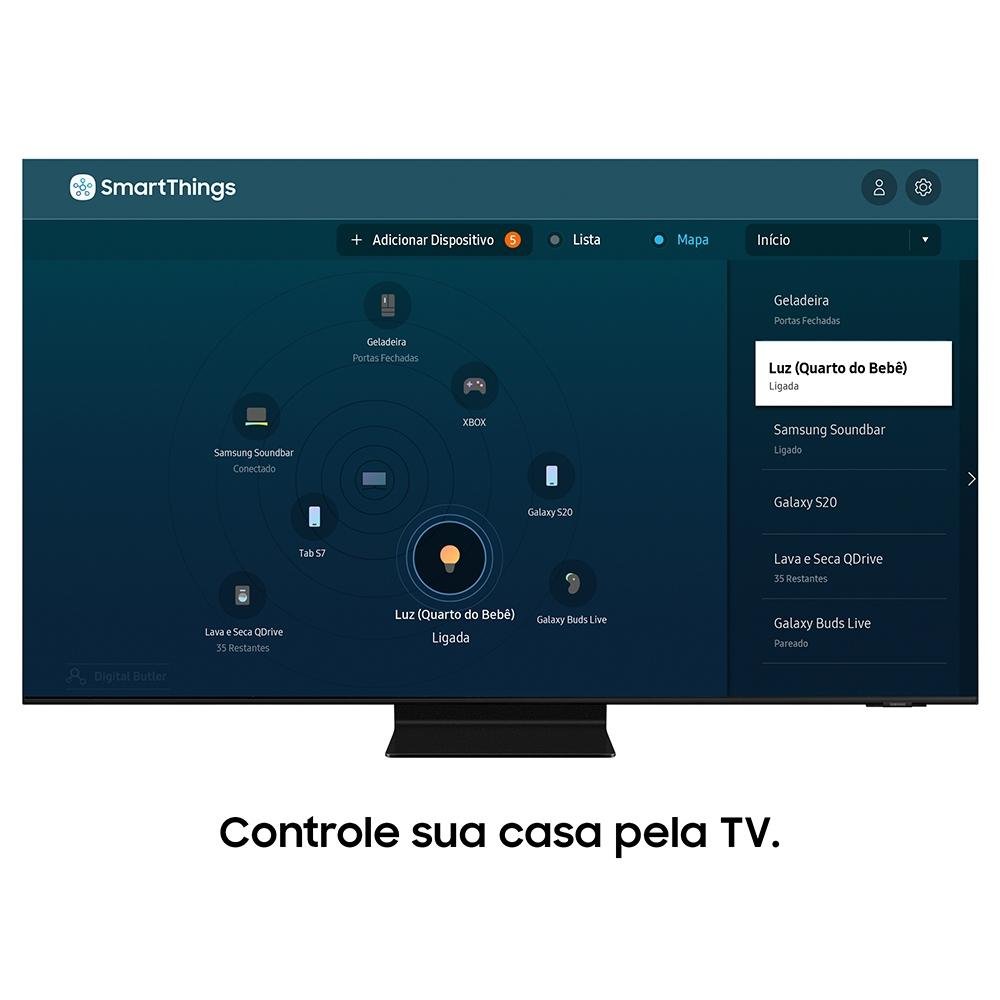 Imagem 8 de 14 do produto Smart TV Samsung 65 Polegadas 4K Neo QLED 65QN90A, 4 HDMI, 120Hz, Processador IA, Tela Infinita, Design Slim, Alexa - QN65QN90AAGXZD