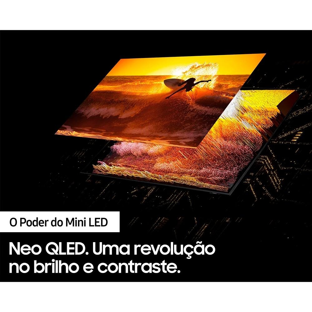 Imagem 11 de 14 do produto Smart TV Samsung 65 Polegadas 4K Neo QLED 65QN90A, 4 HDMI, 120Hz, Processador IA, Tela Infinita, Design Slim, Alexa - QN65QN90AAGXZD