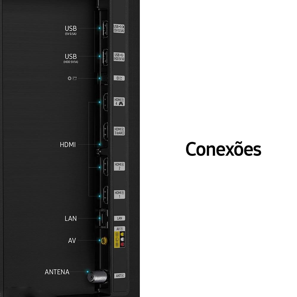 Imagem 5 de 15 do produto Smart TV Samsung 65 Polegadas 4K Neo QLED 65QN85A, 4 HDMI, 120Hz, Processador IA, Tela Infinita, Design Slim, Alexa - QN65QN85AAGXZD