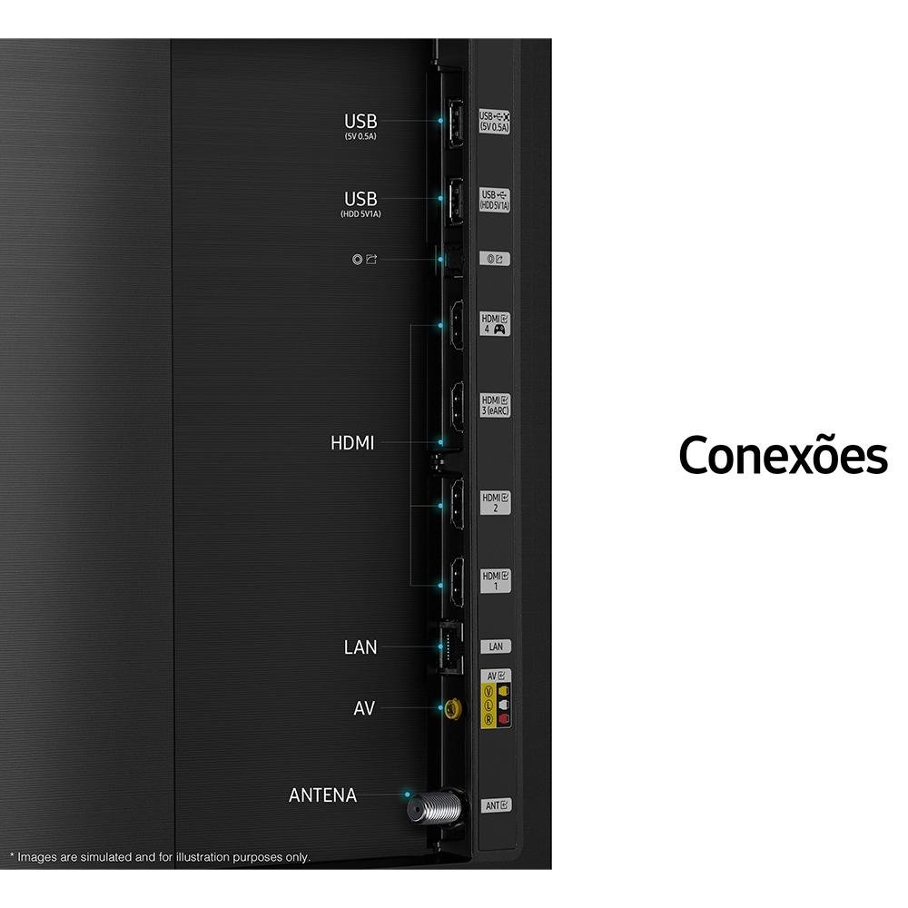 Imagem 10 de 15 do produto Smart TV Samsung 65 Polegadas 4K Neo QLED 65QN85A, 4 HDMI, 120Hz, Processador IA, Tela Infinita, Design Slim, Alexa - QN65QN85AAGXZD