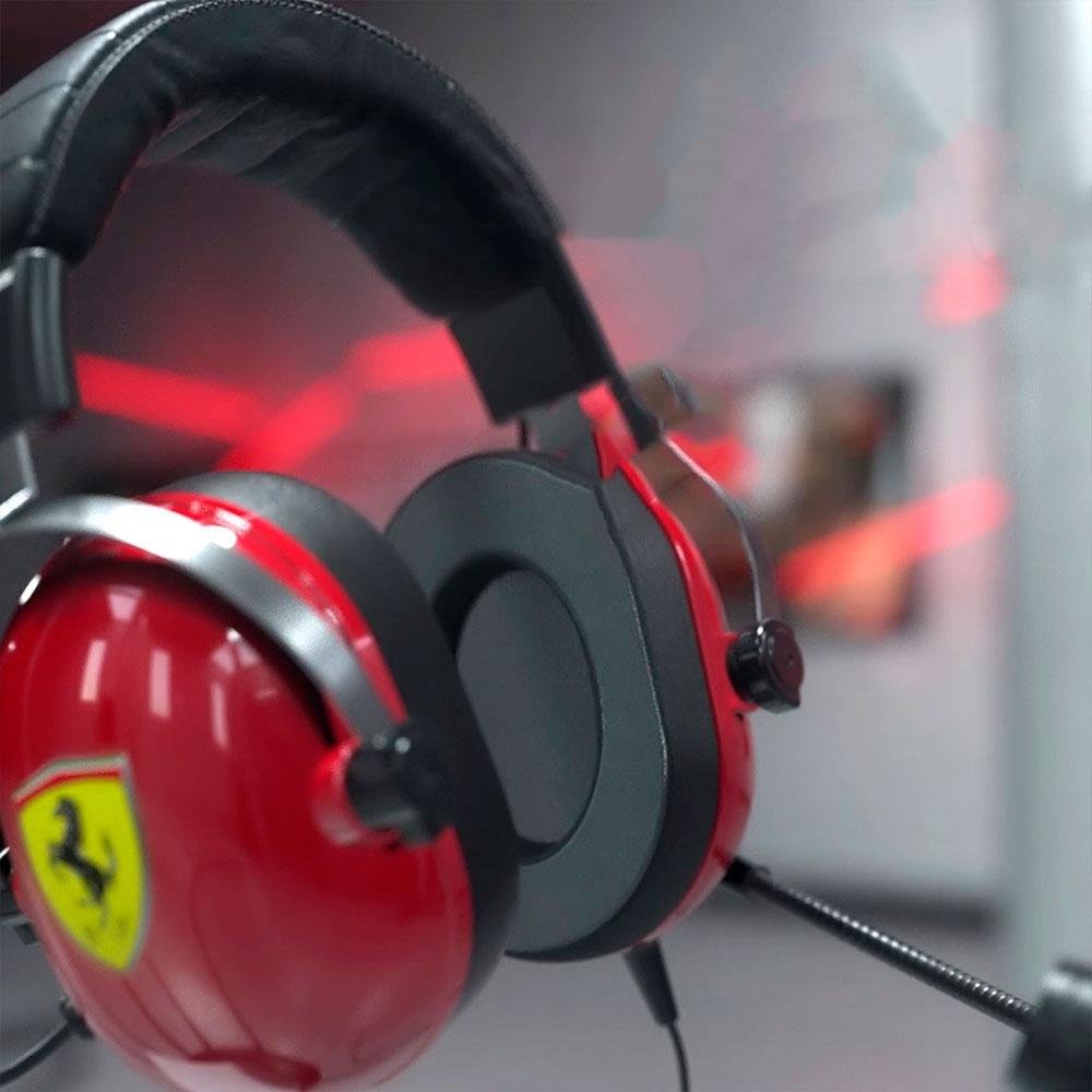 Headset Gamer Thrustmaster Scuderia Ferrari DTS