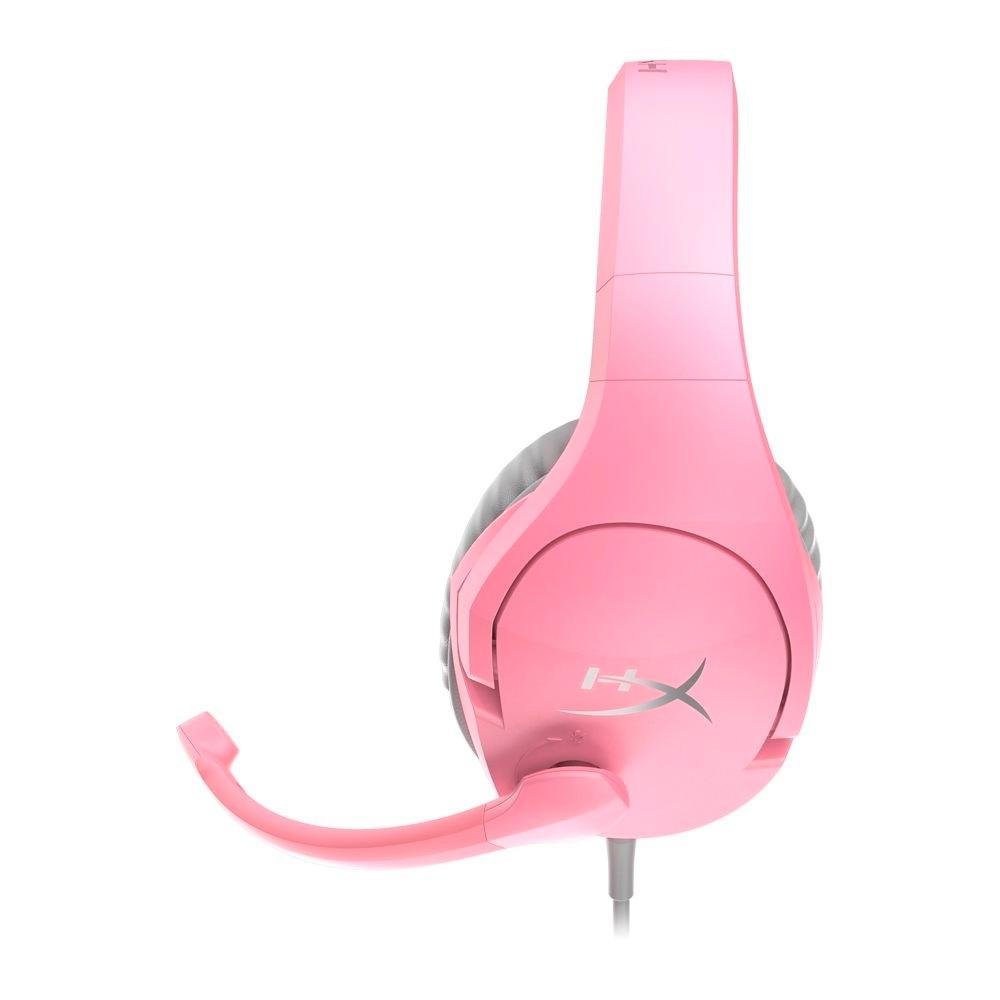 Headset Gamer HyperX Cloud Stinger Pink, Drivers 50mm, Microfone com Cancelamento de Ruído - HHSS1X-AX-PK/G Headset Gamer HyperX Cloud Stinger Pink, Drivers 50mm, Microfone com Cancelamento de Ruído - HHSS1X-AX-PK/G