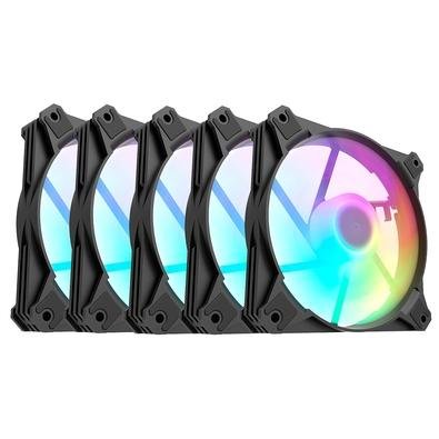 Kit 5x Cooler Fan Motospeed Hyrax ARGB | KaBuM!