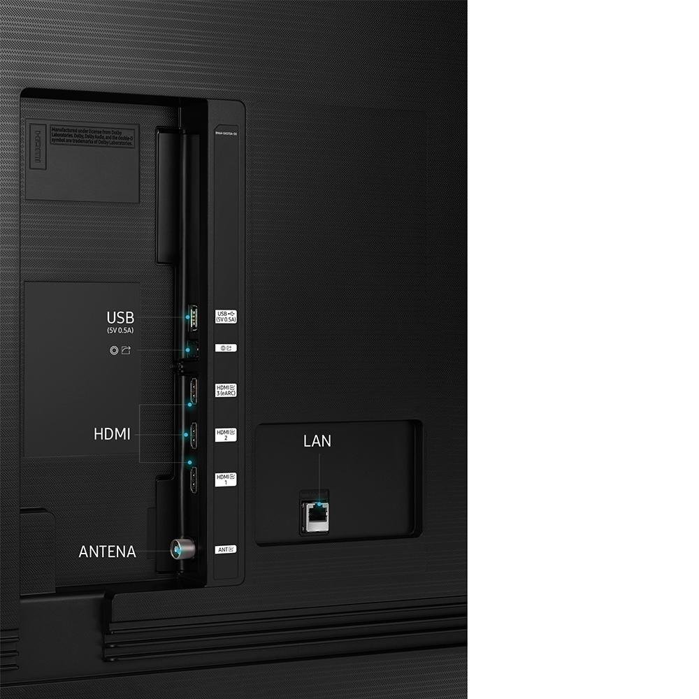 Imagem 5 de 14 do produto Smart TV Samsung 50 Polegadas UHD 4K, 3 HDMI, 1 USB, Processador Crystal 4K, Tela sem limites, Visual Livre de Cabos, Alexa - UN50AU7700GXZD
