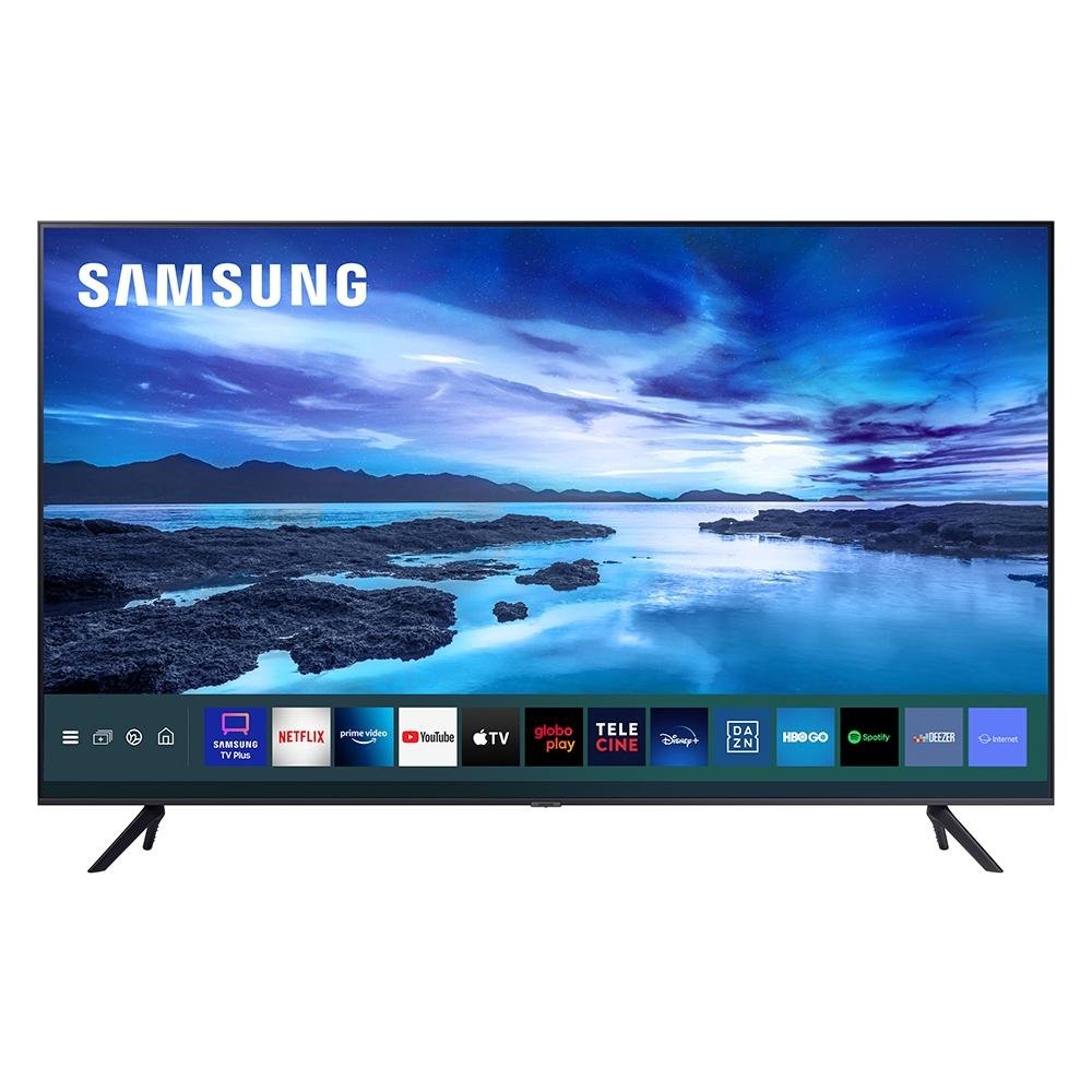 Imagem 6 de 14 do produto Smart TV Samsung 50 Polegadas UHD 4K, 3 HDMI, 1 USB, Processador Crystal 4K, Tela sem limites, Visual Livre de Cabos, Alexa - UN50AU7700GXZD