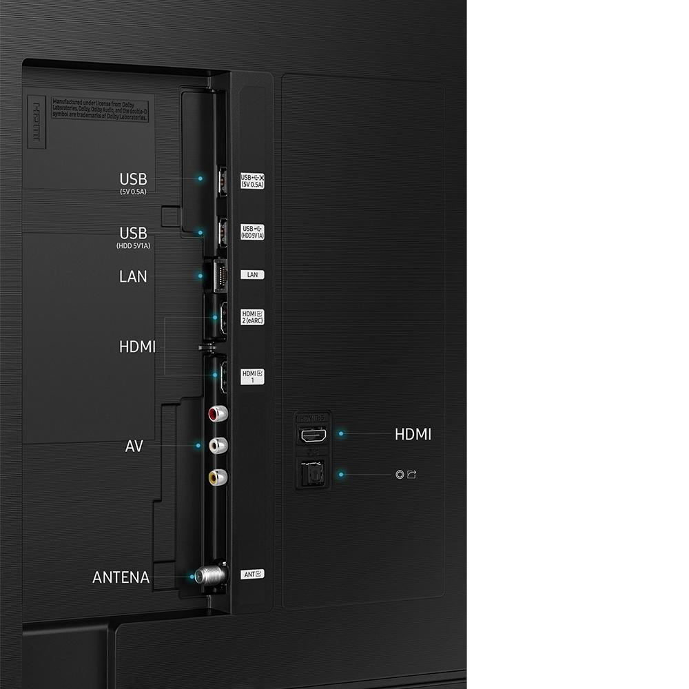 Imagem 5 de 14 do produto Smart TV Samsung 60 Polegadas Crystal UHD 4K, 3 HDMI, Dynamic Crystal Color, Borda Infinita, Visual Livre de Cabos, Alexa - UN60AU8000GXZD