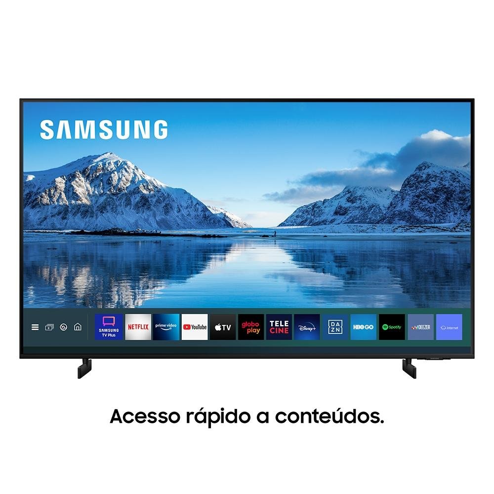 Imagem 6 de 14 do produto Smart TV Samsung 60 Polegadas Crystal UHD 4K, 3 HDMI, Dynamic Crystal Color, Borda Infinita, Visual Livre de Cabos, Alexa - UN60AU8000GXZD
