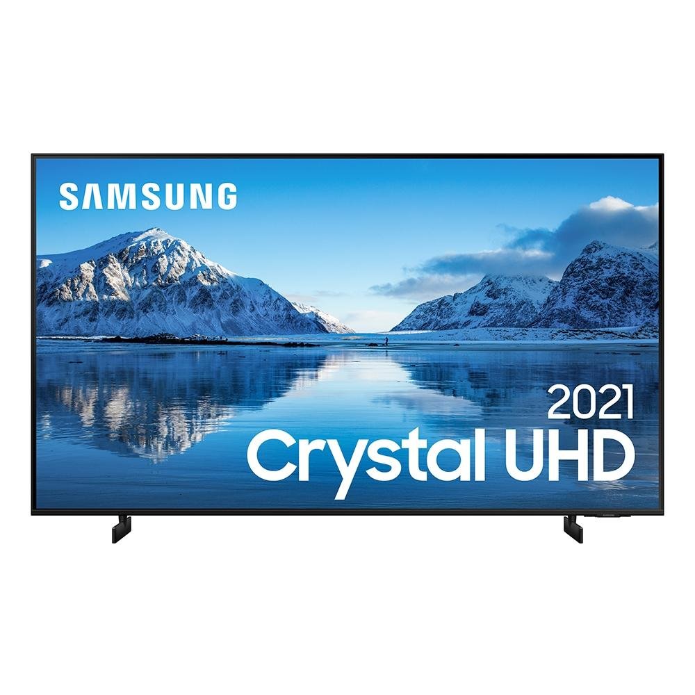 Imagem 1 de 14 do produto Smart TV Samsung 60 Polegadas Crystal UHD 4K, 3 HDMI, Dynamic Crystal Color, Borda Infinita, Visual Livre de Cabos, Alexa - UN60AU8000GXZD