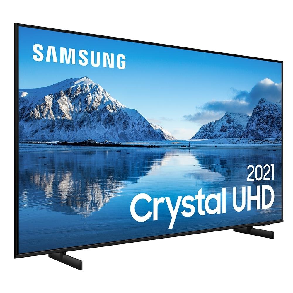 Imagem 3 de 14 do produto Smart TV Samsung 60 Polegadas Crystal UHD 4K, 3 HDMI, Dynamic Crystal Color, Borda Infinita, Visual Livre de Cabos, Alexa - UN60AU8000GXZD