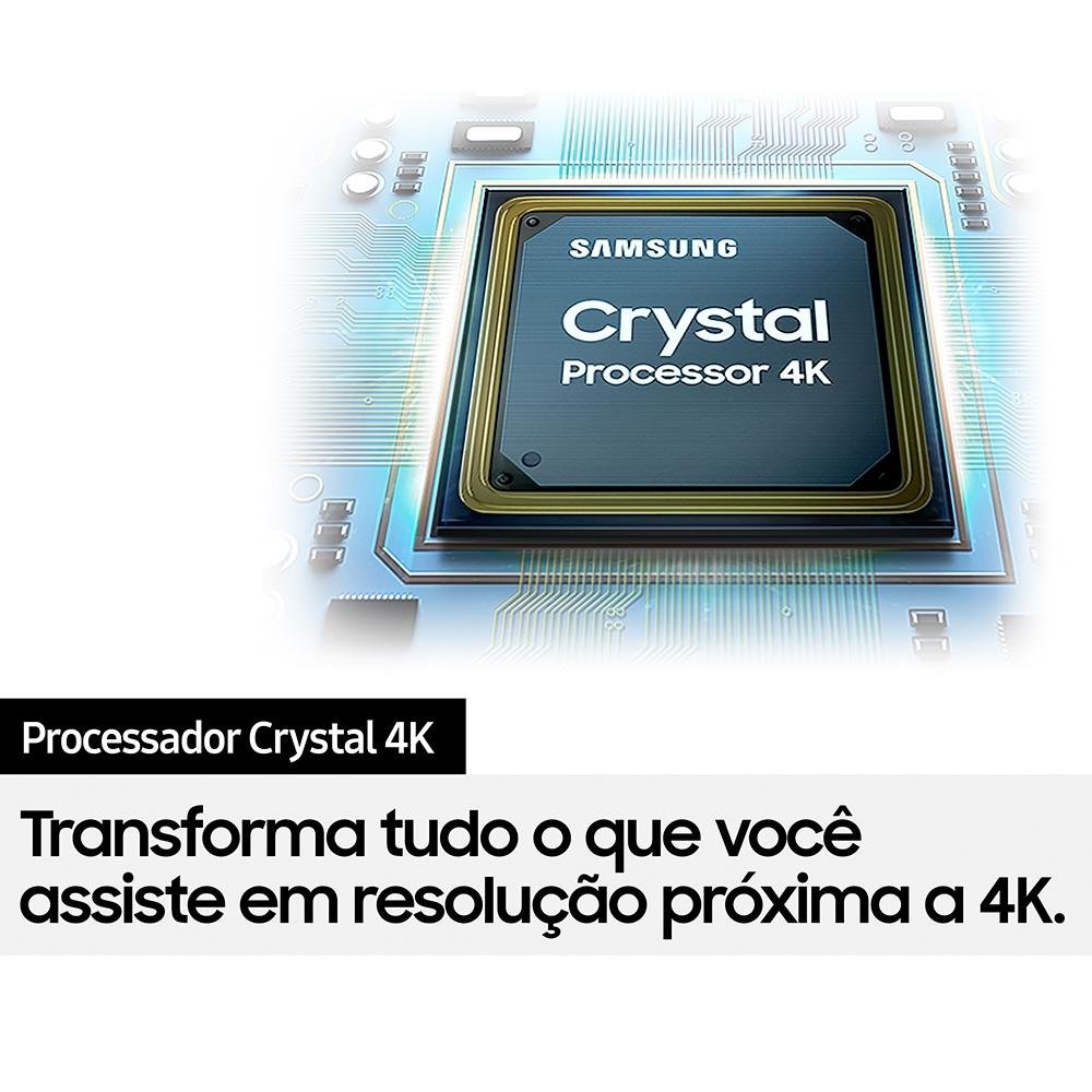 Imagem 10 de 14 do produto Smart TV Samsung 60 Polegadas Crystal UHD 4K, 3 HDMI, Dynamic Crystal Color, Borda Infinita, Visual Livre de Cabos, Alexa - UN60AU8000GXZD