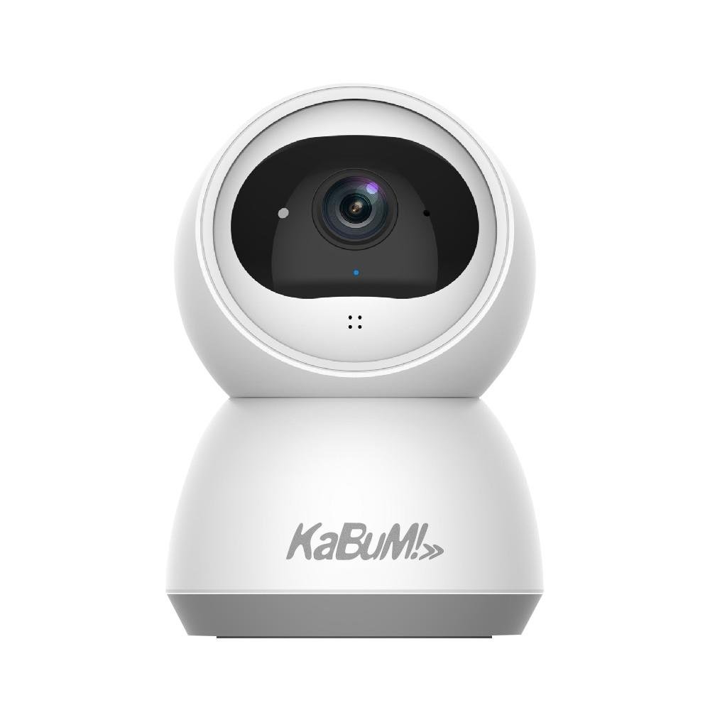 Babá Eletrônica KaBuM! Smart 500 - 1080P, Detecção de Movimento, Visão Panorâmica e Noturna, Áudio Bidirecional - KBSK001