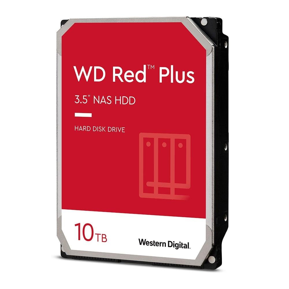 HD WD Red 10TB Plus NAS, 3.5', SATA - WD101EFBX | KaBuM!