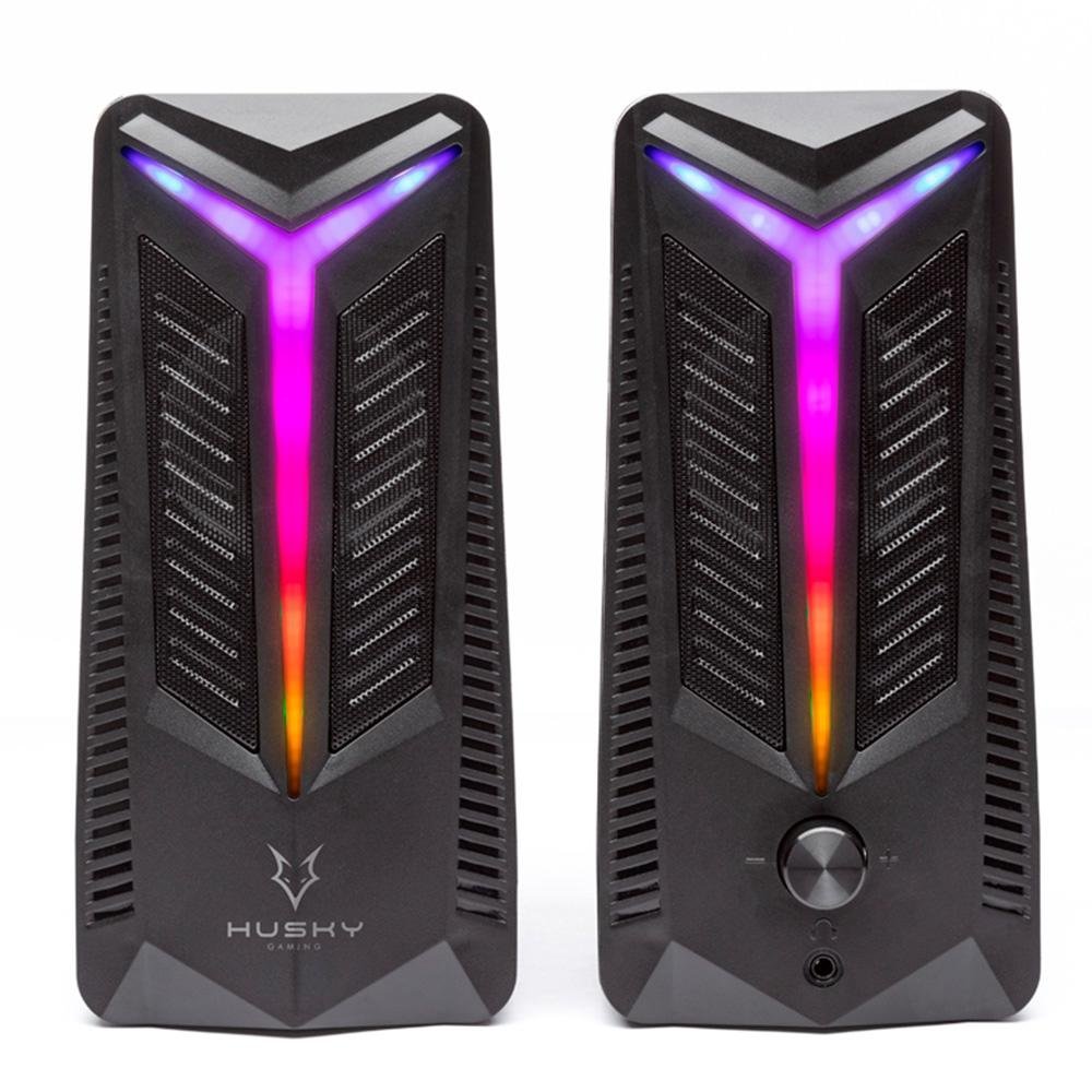 Caixa de Som Gamer Husky Gaming Blizzard 200, RGB, AUX, Drive de